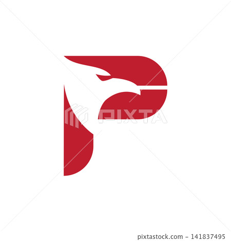 Eagle Head Geometric Logo Icon Eagle Head Geometric Logo Icon 141837495