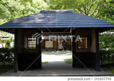 Japanese style gate Japanese style gate 141837740