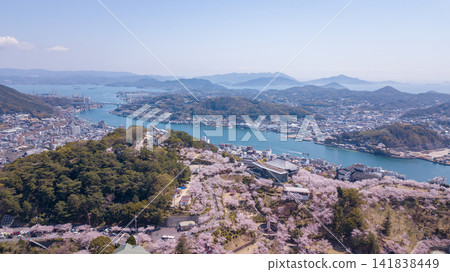 尾道千光寺公園展望台 PEAK 及尾道水道遠景 2 尾道千光寺公園展望台 PEAK 及尾道水道遠景 2 141838449