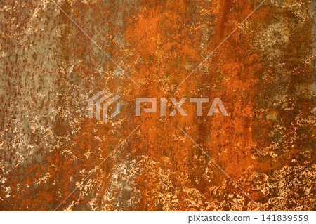 Abstract Rusty Iron Sheet Metal Macro Texture Background Abstract Rusty Iron Sheet Metal Macro Texture Background 141839559