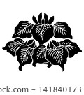 This is a family crest. It's called Mitsumori Kakitsubata (Three-tiered Iris). This is a family crest. It's called Mitsumori Kakitsubata (Three-tiered Iris). 141840173