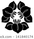 This is a family crest. It's called the Ishiyama family iris crest. This is a family crest. It's called the Ishiyama family iris crest. 141840174