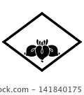 This is a family crest. It's called a diamond-shaped crest with a iris flower peeking out from the entire design. This is a family crest. It's called a diamond-shaped crest with a iris flower peeking out from the entire design. 141840175