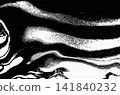 Abstract Ink Marble Black and White Grunge Vector Texture 141840232