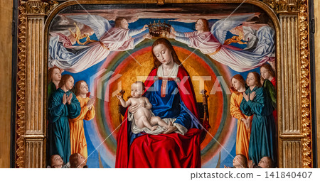 cathedral of Moulins, Allier, France, the triptych 141840407