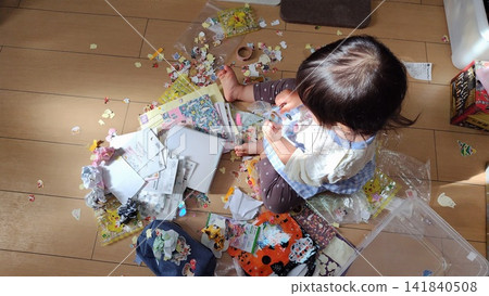 Children making a mess so there's no room to step. Children making a mess so there's no room to step. 141840508