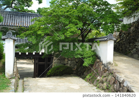 Okayama Castle Hallway gate Okayama Castle Hallway gate 141840620