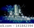 Factory night view 141842394