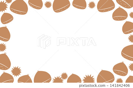 Simple chestnut brown transparent frame_horizontal Simple chestnut brown transparent frame_horizontal 141842406