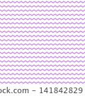 Zigzag Seamless Pattern texture. Lilac and white. 141842829