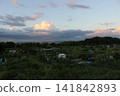 Sunset over the mountains 141842893