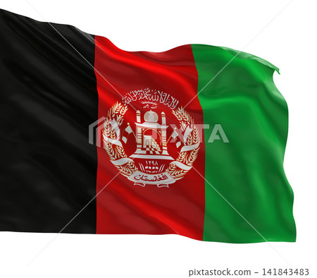 Afghanistan Flag - National Flag Illustration Afghanistan Flag - National Flag Illustration 141843483