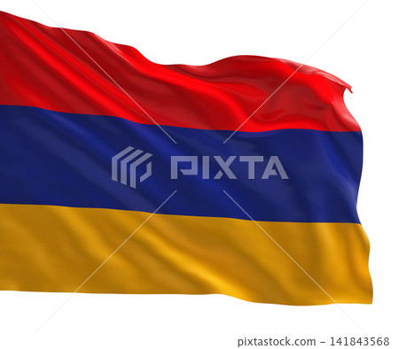 Armenia Flag - National Flag Illustration Armenia Flag - National Flag Illustration 141843568