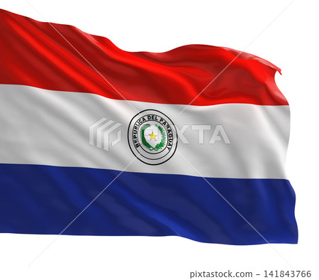 Paraguay Flag - National Flag Illustration Paraguay Flag - National Flag Illustration 141843766