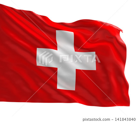 Switzerland Flag - National Flag Illustration 141843840