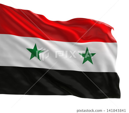 Syria Flag - National Flag Illustration Syria Flag - National Flag Illustration 141843841