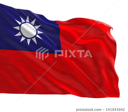 Taiwan Flag - National Flag Illustration Taiwan Flag - National Flag Illustration 141843842
