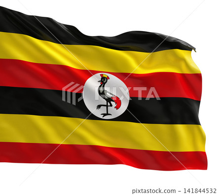 Uganda Flag - National Flag Illustration Uganda Flag - National Flag Illustration 141844532