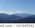 從山頂眺望富士山 141844542