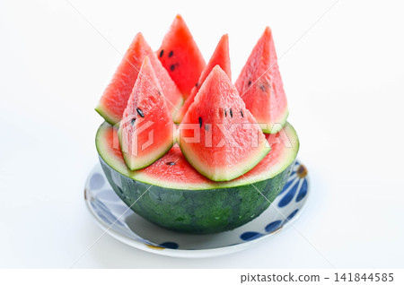 多汁的三角形切西瓜 多汁的三角形切西瓜 141844585
