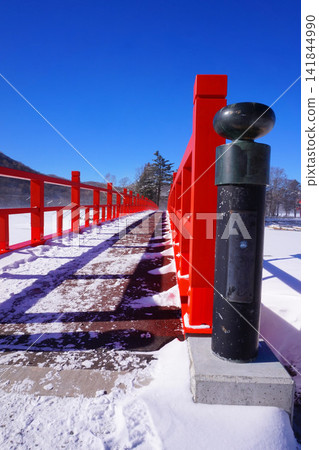 Akagi Shrine, Takubokudori Bridge, Gunma Prefecture, Mt. Akagi, Ohora Akagi Shrine, winter Akagi Shrine, Takubokudori Bridge, Gunma Prefecture, Mt. Akagi, Ohora Akagi Shrine, winter 141844990