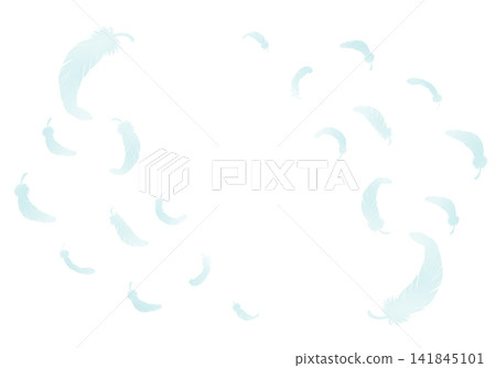 Scattering feathers, silhouettes, both sides Scattering feathers, silhouettes, both sides 141845101