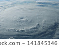 Hurricane, tornado from space. Elements of this image furnished by NASA 141845346
