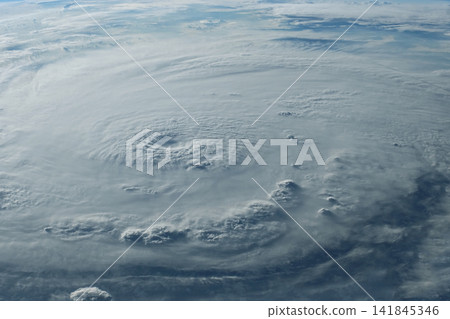 Hurricane, tornado from space. Elements of this image furnished by NASA 141845346