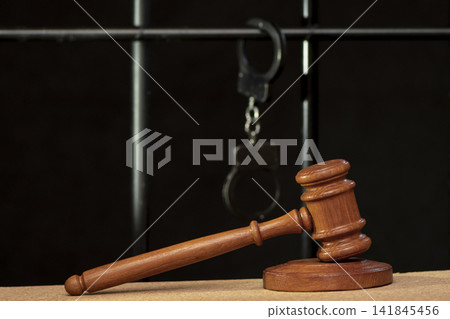 A scene that epitomises justice, judicial power and incarceration. A scene that epitomises justice, judicial power and incarceration. 141845456