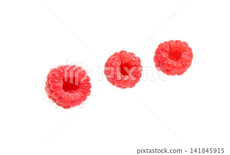 Rasberries isolated on white Rasberries isolated on white 141845915