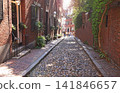 Arcon Street, famous street in Boston, USA 141846657