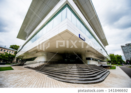Moscow, Russia, Dominion Tower Business Center architect Zaha Hadid Moscow, Russia, Dominion Tower Business Center architect Zaha Hadid 141846692