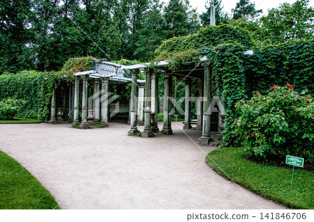 Saint Petersburg, Russia, Landscape Catherine Park city Pushkin 141846706