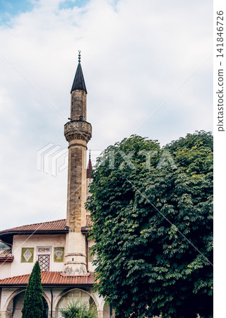 Bahchisaraj, Crimea, Khan Palace museum Islamic landmark exterior Bahchisaraj, Crimea, Khan Palace museum Islamic landmark exterior 141846726