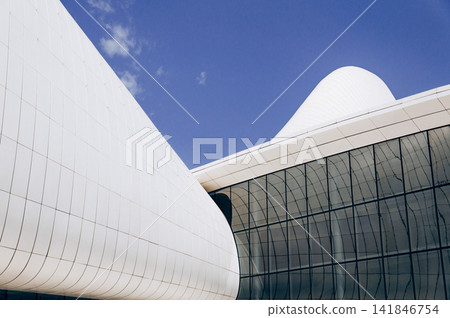 Baku, Azerbaijan, Heydar Aliyev Center museum complex Baku, Azerbaijan, Heydar Aliyev Center museum complex 141846754
