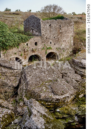 Fortress old town, stone heritage, fortification building, Podgorica, Montenegro Fortress old town, stone heritage, fortification building, Podgorica, Montenegro 141847040
