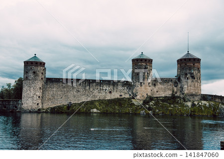 Savonlinna, Finland, Fortress old town, stone landmark heritage Savonlinna, Finland, Fortress old town, stone landmark heritage 141847060
