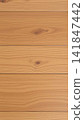 wooden planks in a static display with a neutral mood, top-down perspective in an indoor setting, possibly a workshop or studio, featuring brown and orange tones. 141847442