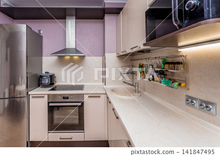 Style kitchen interior residential building, dining room design hotel apartment Style kitchen interior residential building, dining room design hotel apartment 141847495