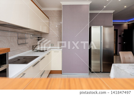 Style kitchen interior residential building, dining room design hotel apartment Style kitchen interior residential building, dining room design hotel apartment 141847497