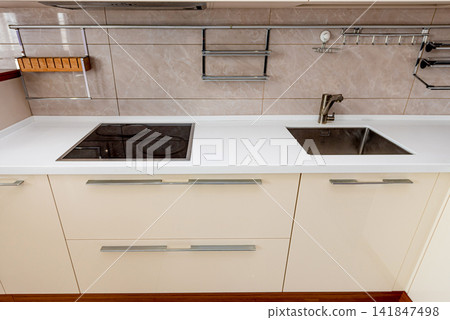 Style kitchen interior residential building, dining room design hotel apartment Style kitchen interior residential building, dining room design hotel apartment 141847498
