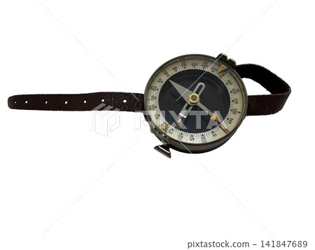 Vintage Wrist Compass with Leather Strap PNG , isolated on transparent background Vintage Wrist Compass with Leather Strap PNG , isolated on transparent background 141847689
