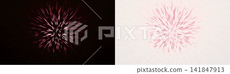 Red radial starburst light effect PNG , isolated on transparent background Red radial starburst light effect PNG , isolated on transparent background 141847913