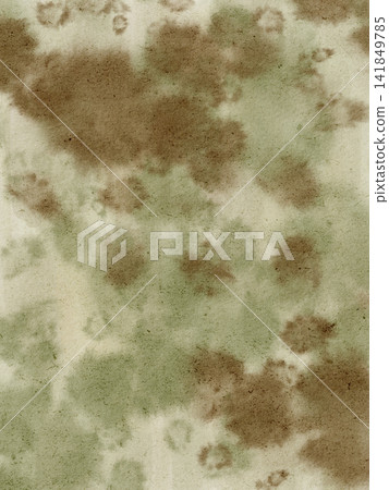 Beige Green Brown Watercolor Background With Hand Painted Strokes Beige Green Brown Watercolor Background With Hand Painted Strokes 141849785