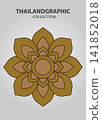 Vector element ethnic decorative ornament ethnic thai illustration 141852018