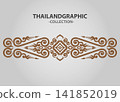 Vector element ethnic decorative ornament ethnic thai illustration 141852019
