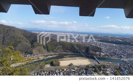 View from the keep of Iwakuni Castle View from the keep of Iwakuni Castle 141852076