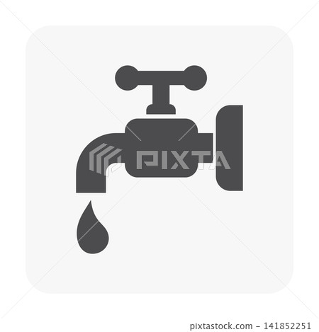 faucet water icon faucet water icon 141852251