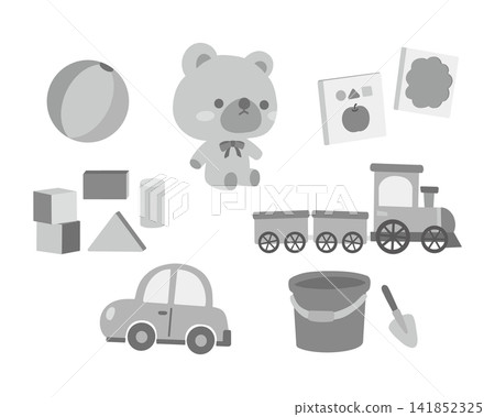 一套可愛的單色玩具 一套可愛的單色玩具 141852325