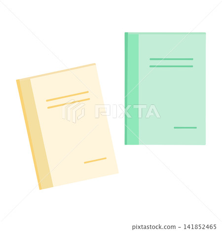 可愛的粉彩色學習筆記本 可愛的粉彩色學習筆記本 141852465